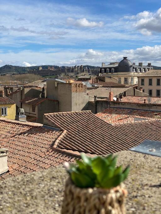 Ferienwohnung Le Jaffa Vue Sur La Cite Carcassonne Exterior foto
